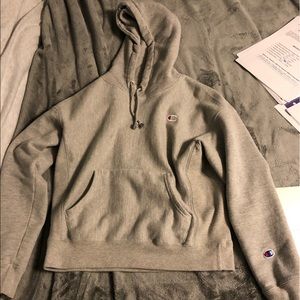 Grey champion hoodie